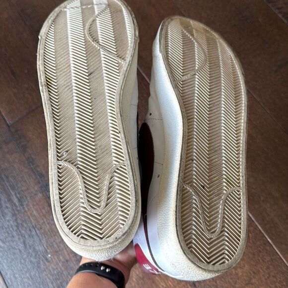 Nike Blazer mid 77 men’s size 10 white burgandy high top basketball old school a - Picture 8 of 8